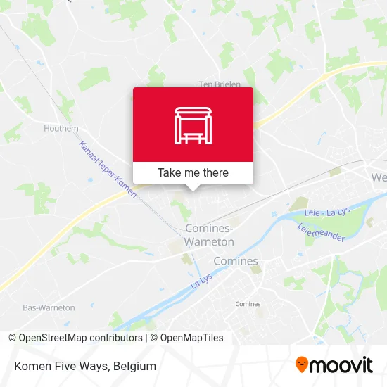 Komen Five Ways map