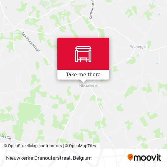 Nieuwkerke Dranouterstraat map