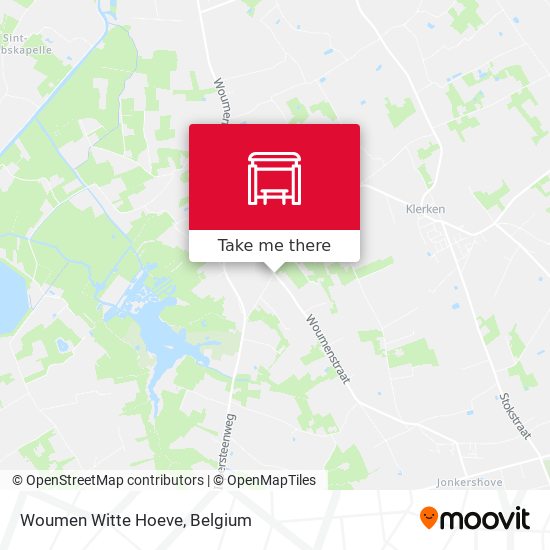 Woumen Witte Hoeve map