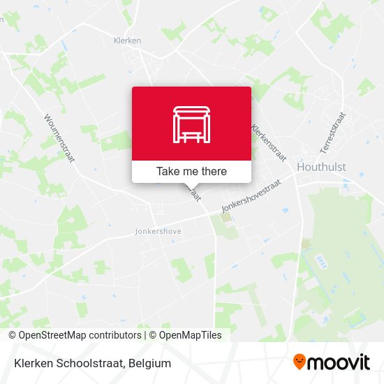 Klerken Schoolstraat map