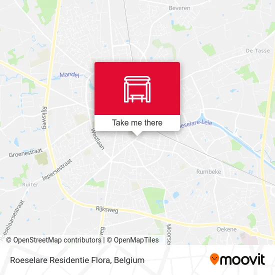 Roeselare Flora Residence map