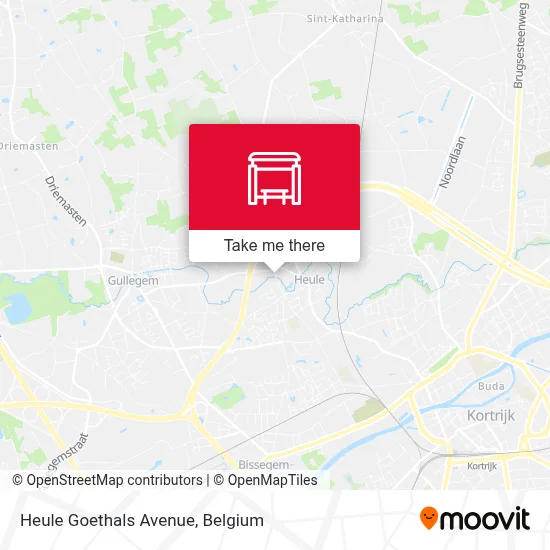 Heule Goethals Avenue map
