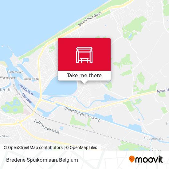 Bredene Spuikomlaan plan