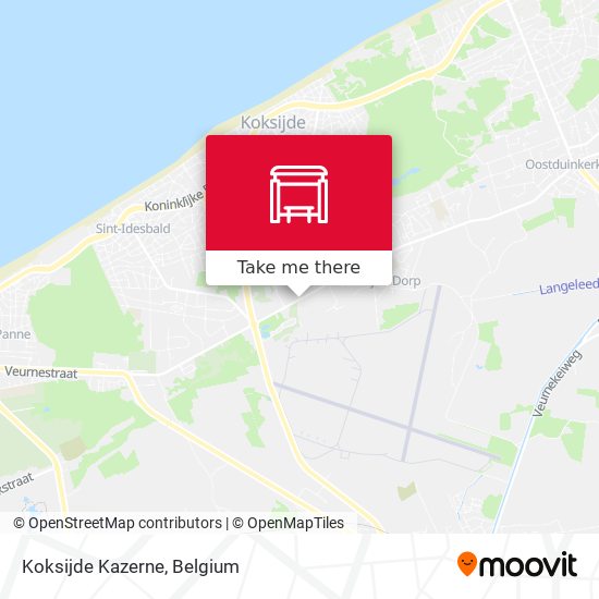 Koksijde Kazerne map