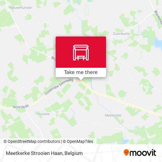 Meetkerke Strooien Haan map