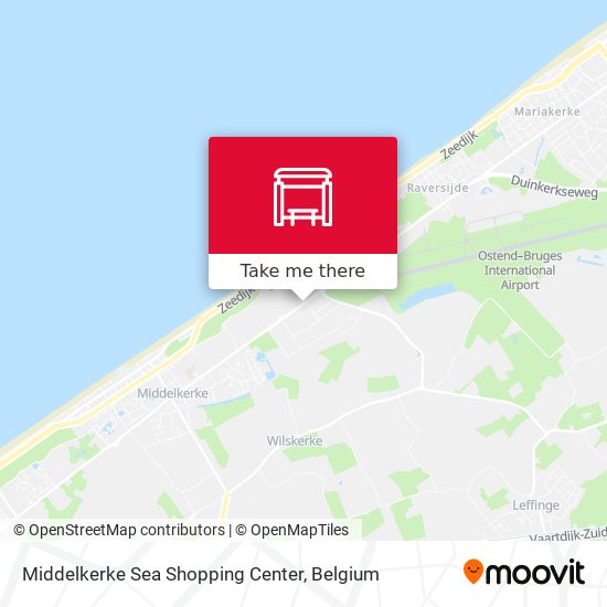 Middelkerke Sea Shopping Center map