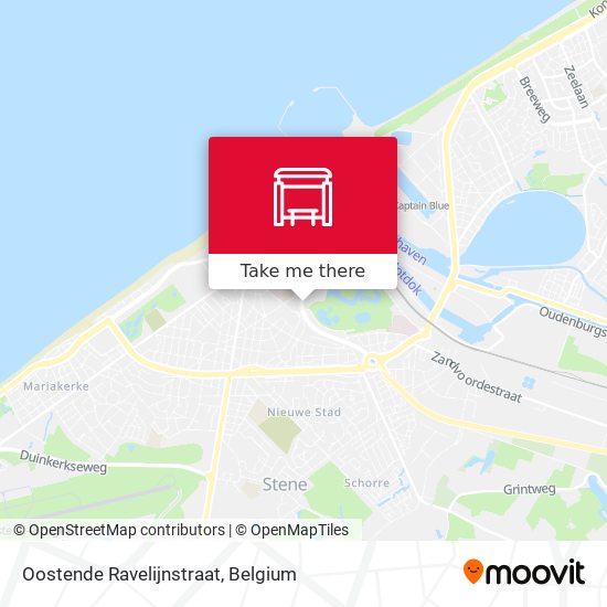 Oostende Ravelijnstraat plan