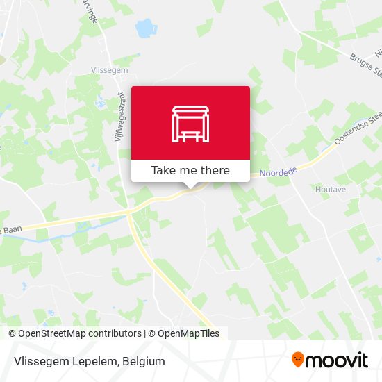 Vlissegem Lepelem map