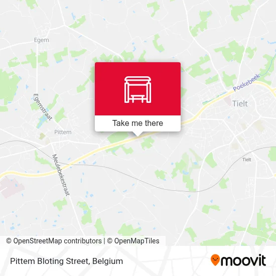 Pittem Bloting Street map