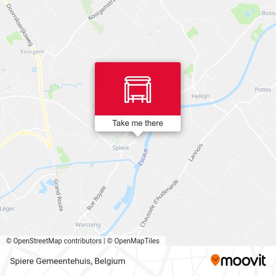 Spiere Gemeentehuis plan