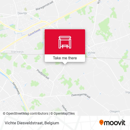 Vichte Diesveldstraat plan