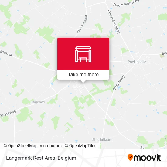 Langemark Rest Area map