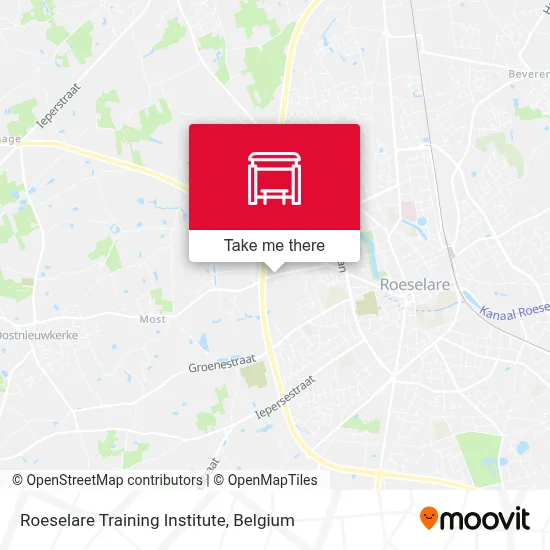 Roeselare Training Institute map
