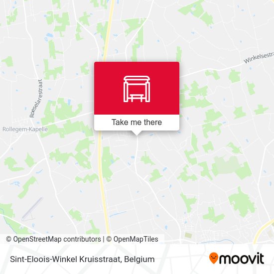Sint-Eloois-Winkel Kruisstraat map