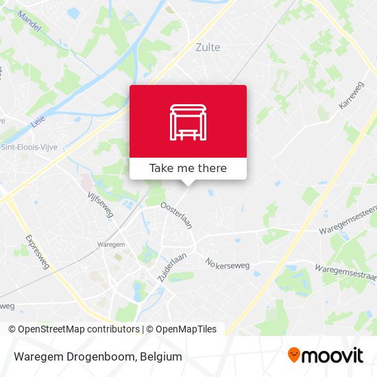 Waregem Drogenboom map