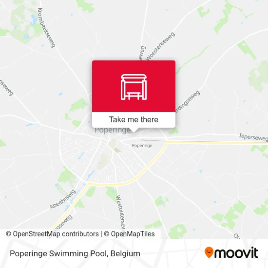 Poperinge Swimming Pool map