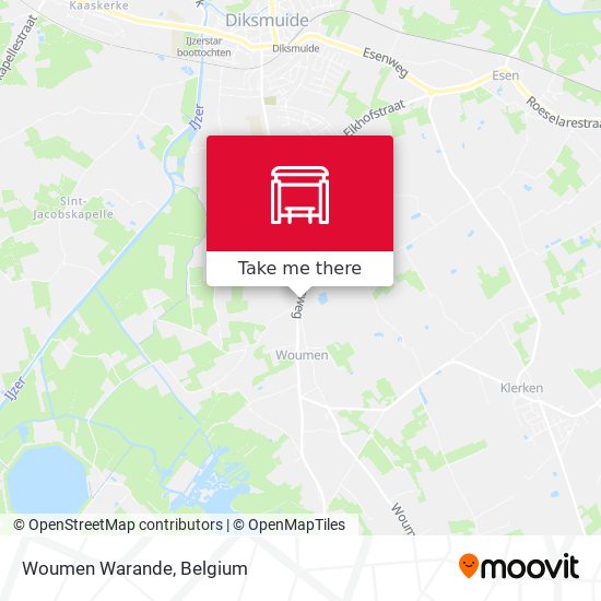 Woumen Warande map