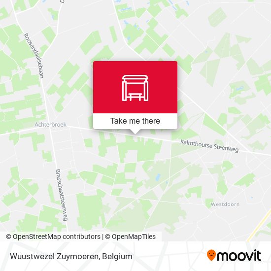 Wuustwezel Zuymoeren map