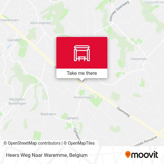 Heers Weg Naar Waremme plan