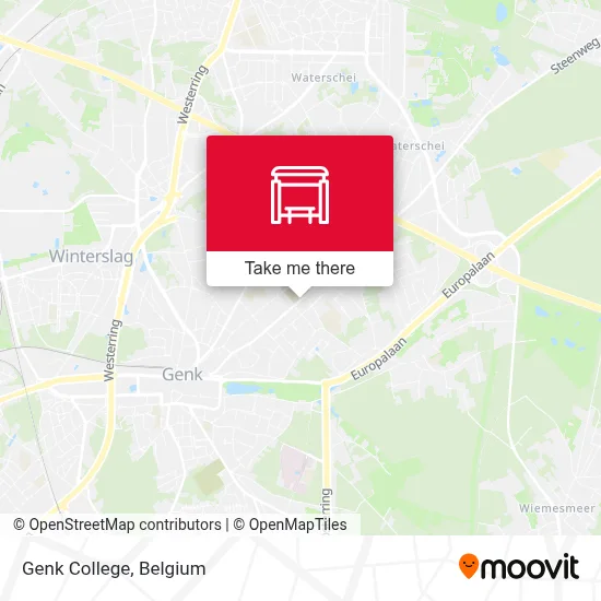 Genk College map
