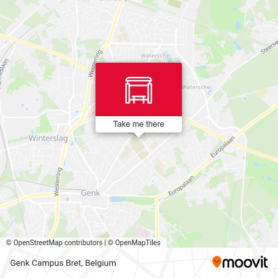 Genk Campus Bret map