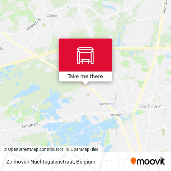 Zonhoven Nachtegalenstraat plan