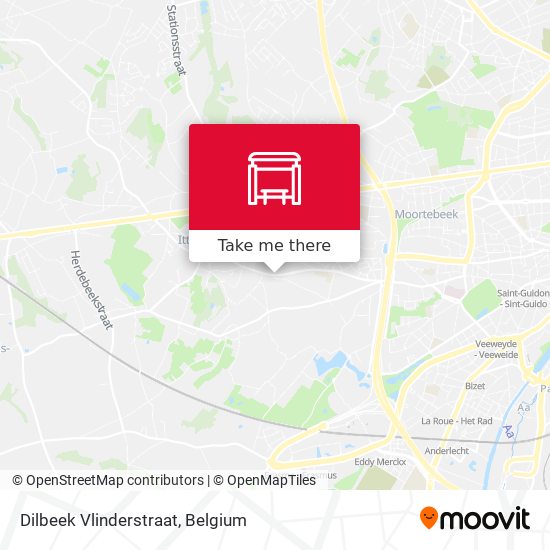 Dilbeek Vlinderstraat map
