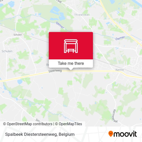 Spalbeek Diestersteenweg plan