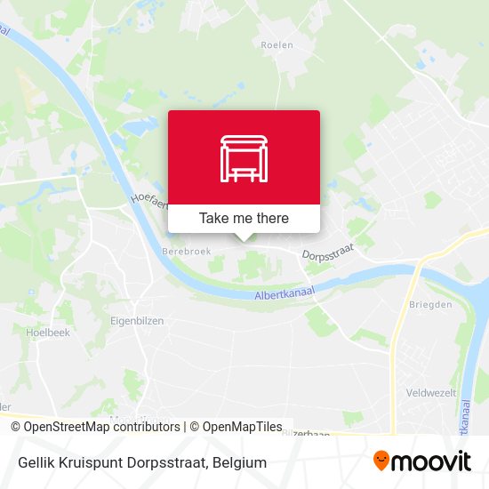 Gellik Kruispunt Dorpsstraat plan