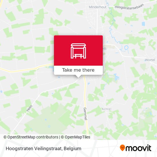Hoogstraten Veilingstraat map