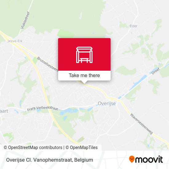 Overijse Cl. Vanophemstraat map