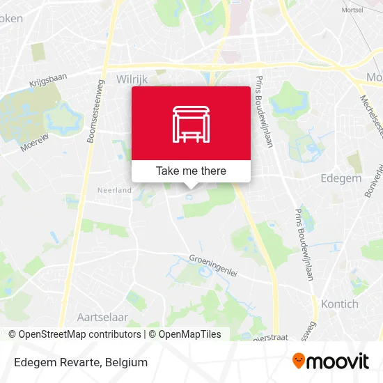 Edegem Revarte map