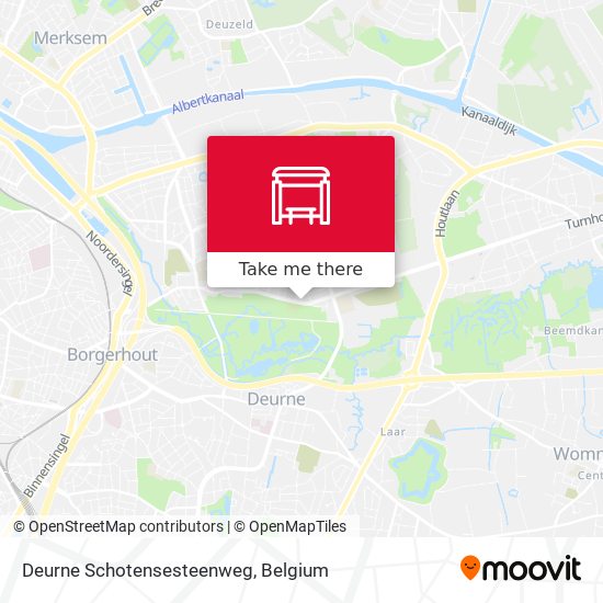 Deurne Schotensesteenweg plan