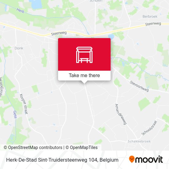 Herk-De-Stad Sint-Truidersteenweg 104 plan
