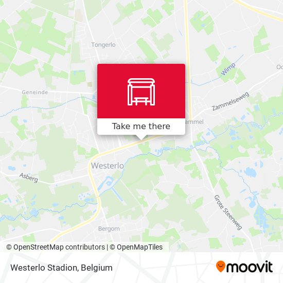 Westerlo Stadion map