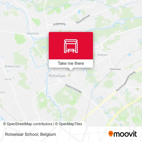 Rotselaar School map