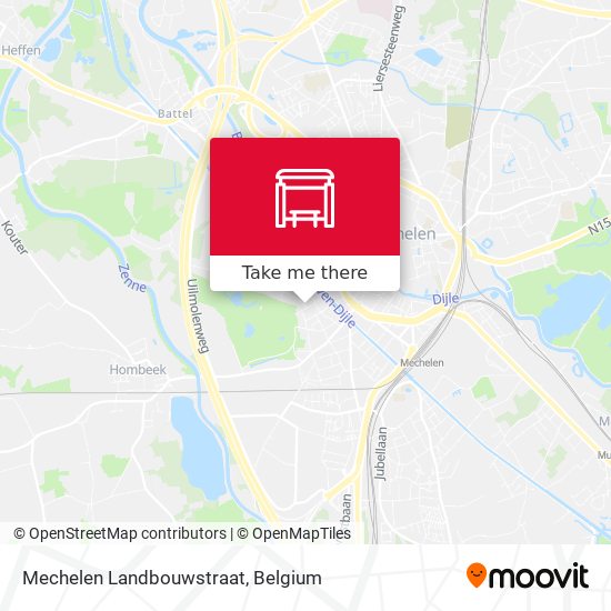 Mechelen Landbouwstraat map