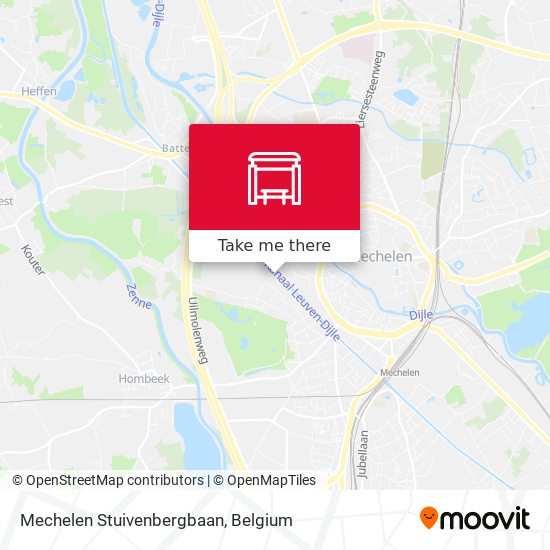 Mechelen Stuivenbergbaan plan