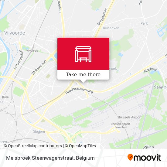Melsbroek Steenwagenstraat map