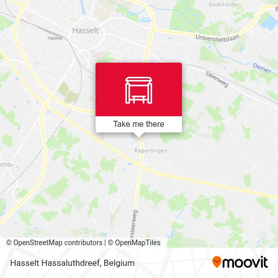 Hasselt Hassaluth Drive map
