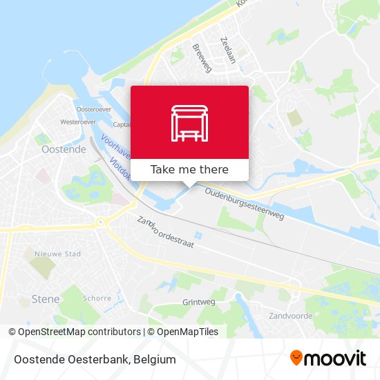 Oostende Oesterbank map