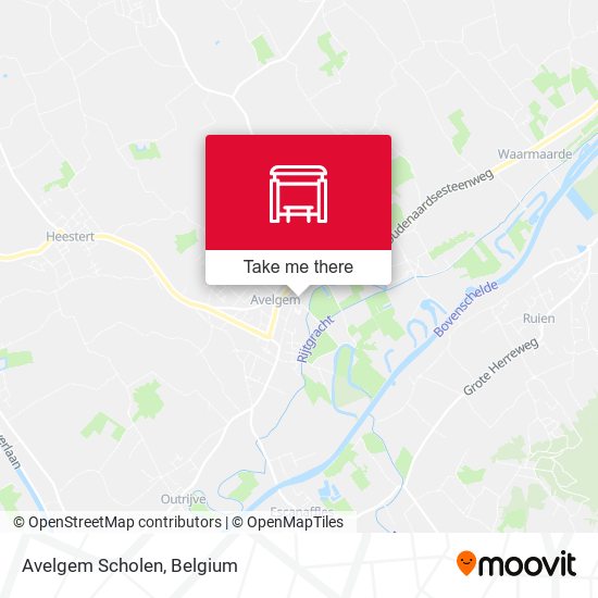 Avelgem Scholen map