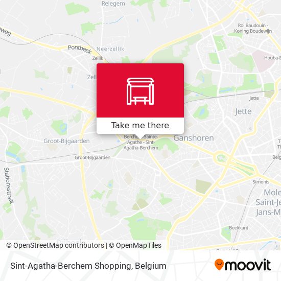 Sint-Agatha-Berchem Shopping plan