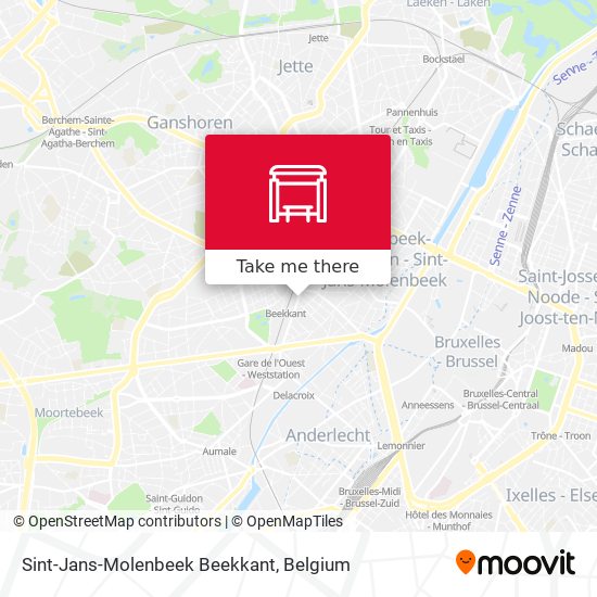 Sint-Jans-Molenbeek Beekkant map