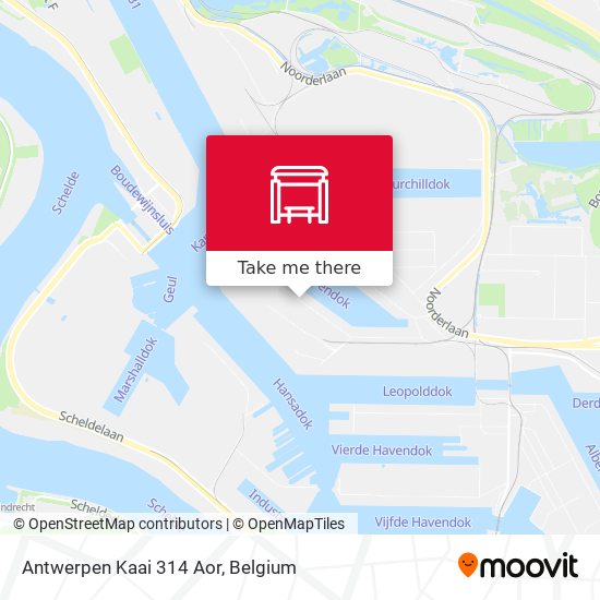 Antwerpen Kaai 314 Aor plan