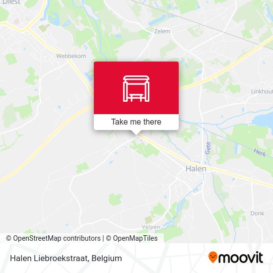 Halen Liebroekstraat plan