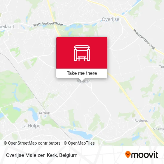 Overijse Maleizen Kerk map