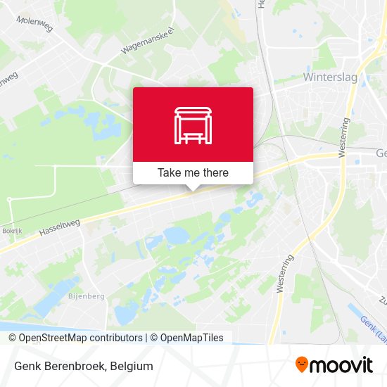 Genk Berenbroek map