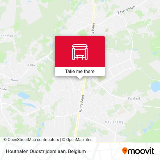 Houthalen Oudstrijderslaan plan