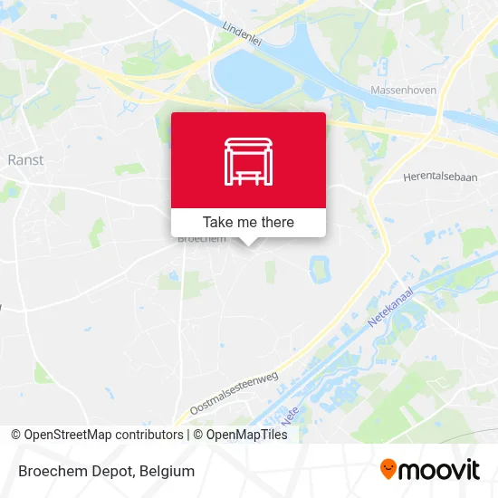Broechem Depot map